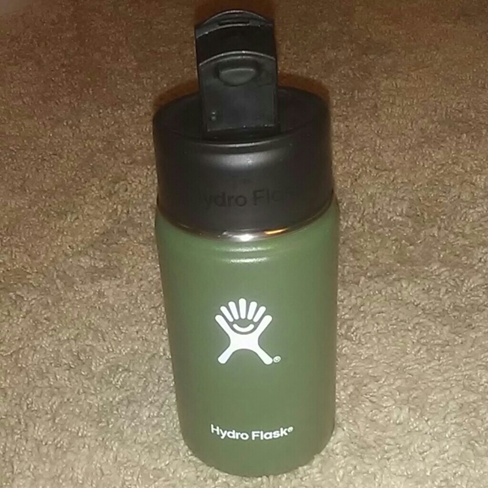 Olive 12 oz Wide Mouth w/ Hydro Flip